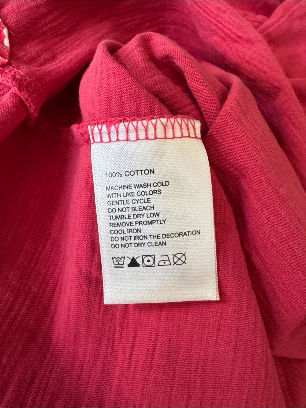 Tommy Bahama Red Short Sleeve Crewneck Pocket Tee - Picture 4 of 4